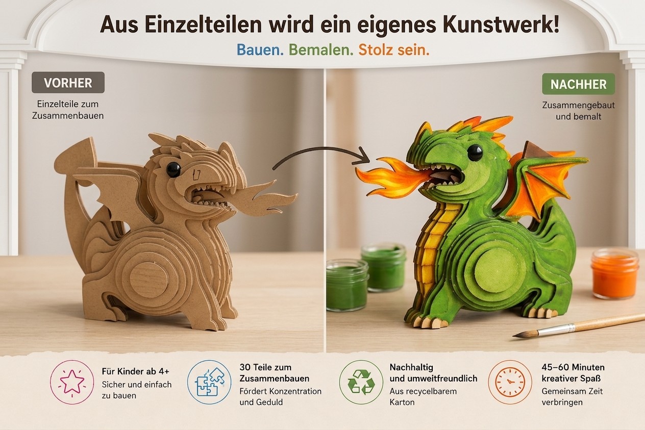 Drache Vorher Nachher Übersicht