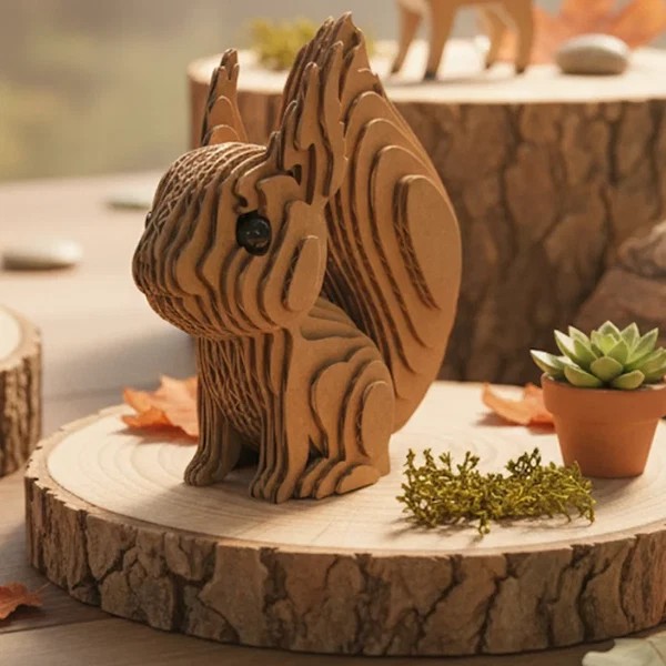 Eichhörnchen DIY Modell